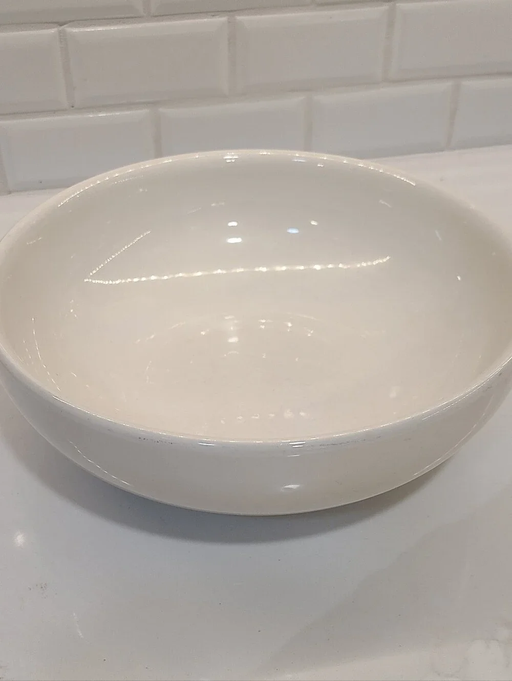 Vintage Hall 1293 White Serving Bowl 9 Inch